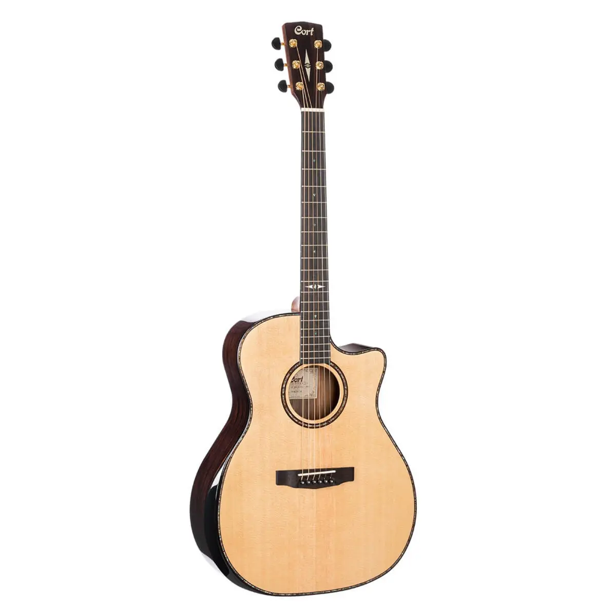 Cort Grand Regal Ga-Pf Cw Bevel Acoustic Guitar - Natural Gloss 2