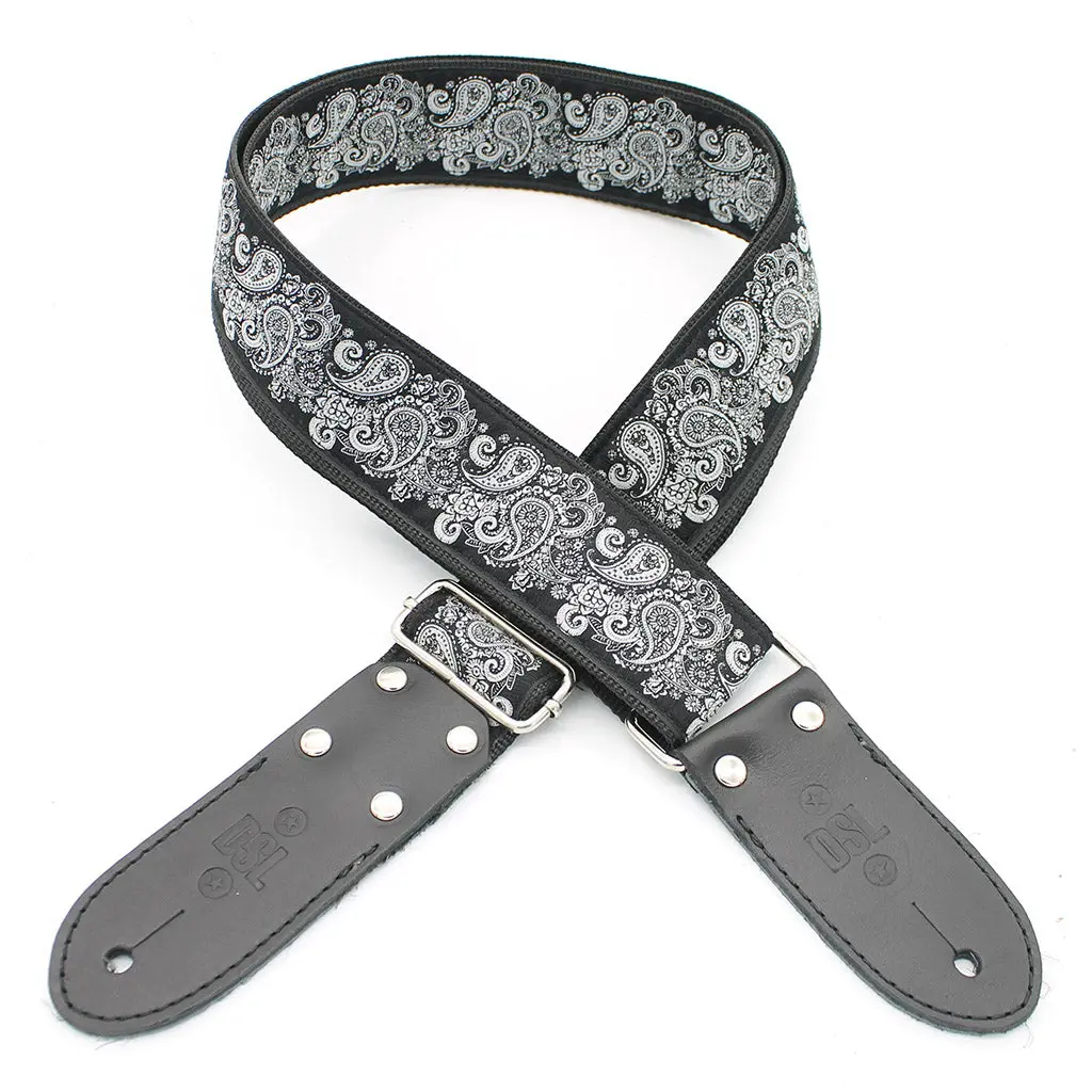 Dsl Jac20-Pais-Black 2" Strap Jacquard Weave Pais-Black 1