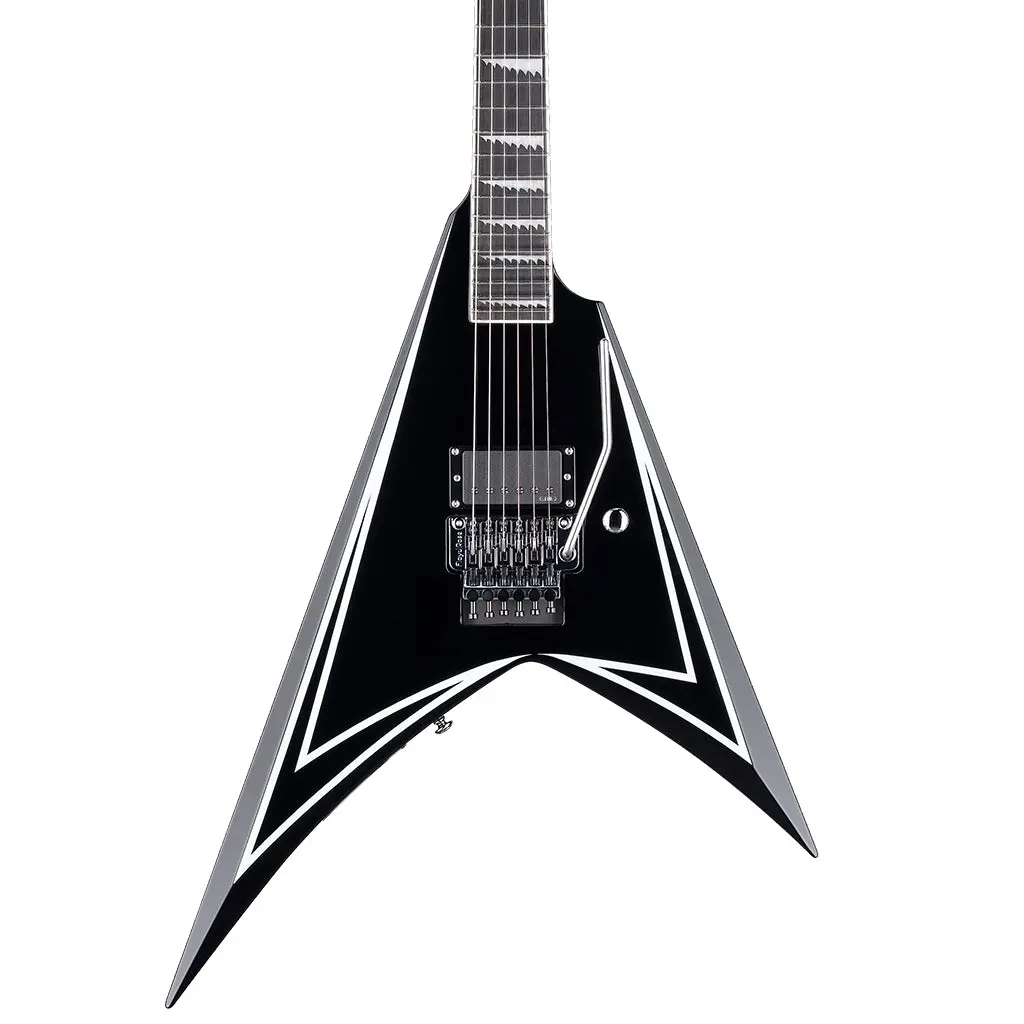 Esp Ltd Alexi Laiho Signature Sawtooth Se 20Th Anniversary Electric Guitar - Black W/White Pinstripes 1