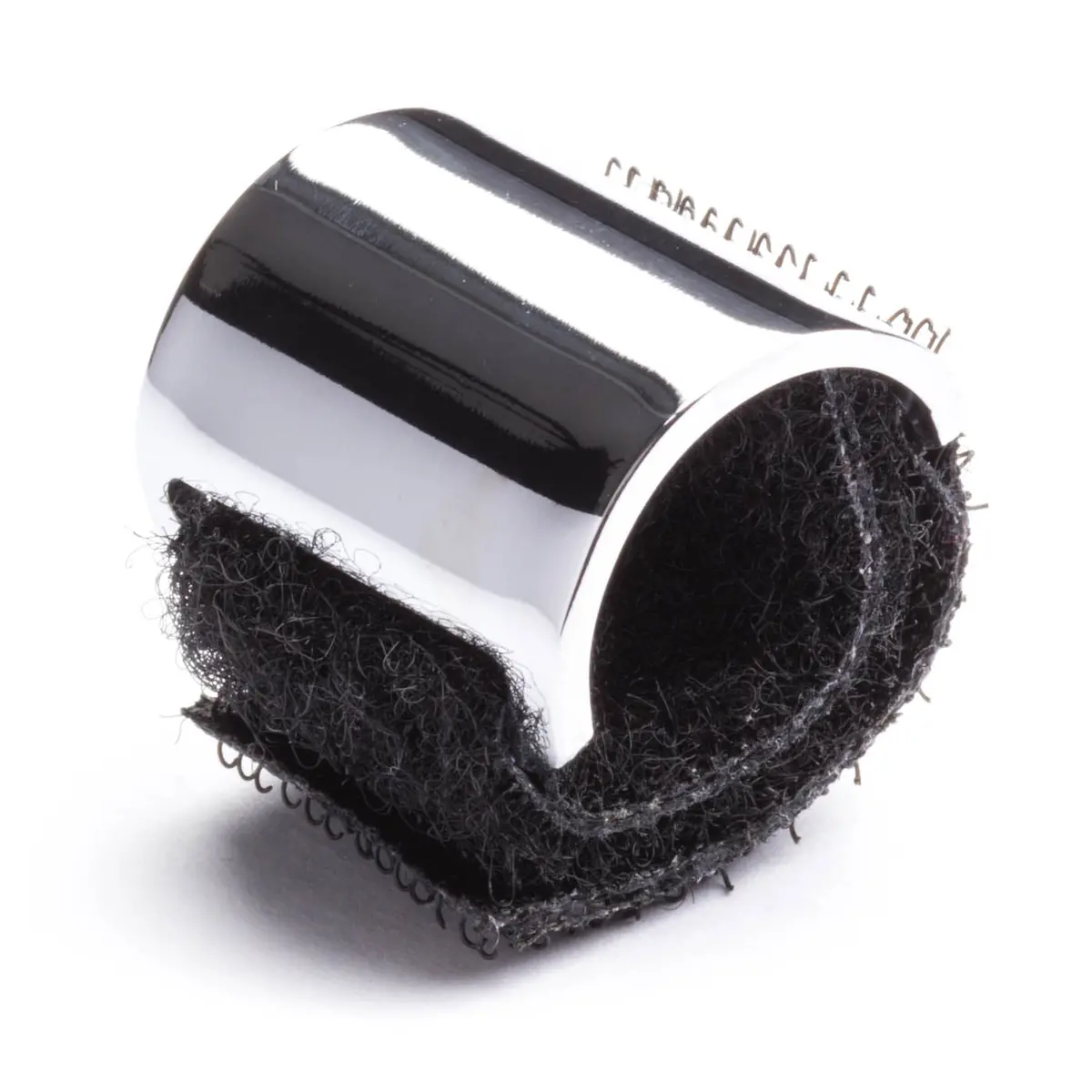 Jim Dunlop J229 Shy Chrome Slide With Velcro Strap - Short 1