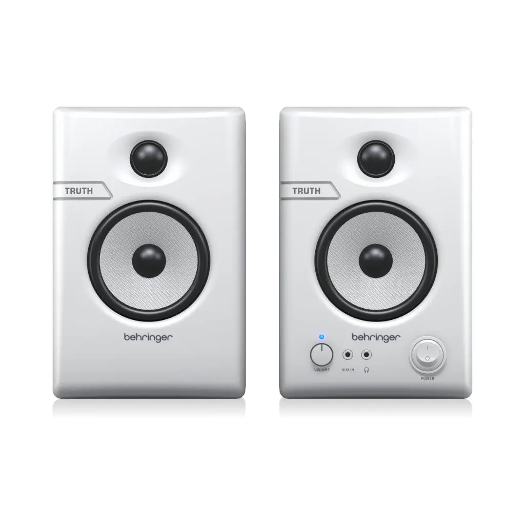 Behringer Truth 3.5 With Bluetooth Studio Monitors Pair - White 1