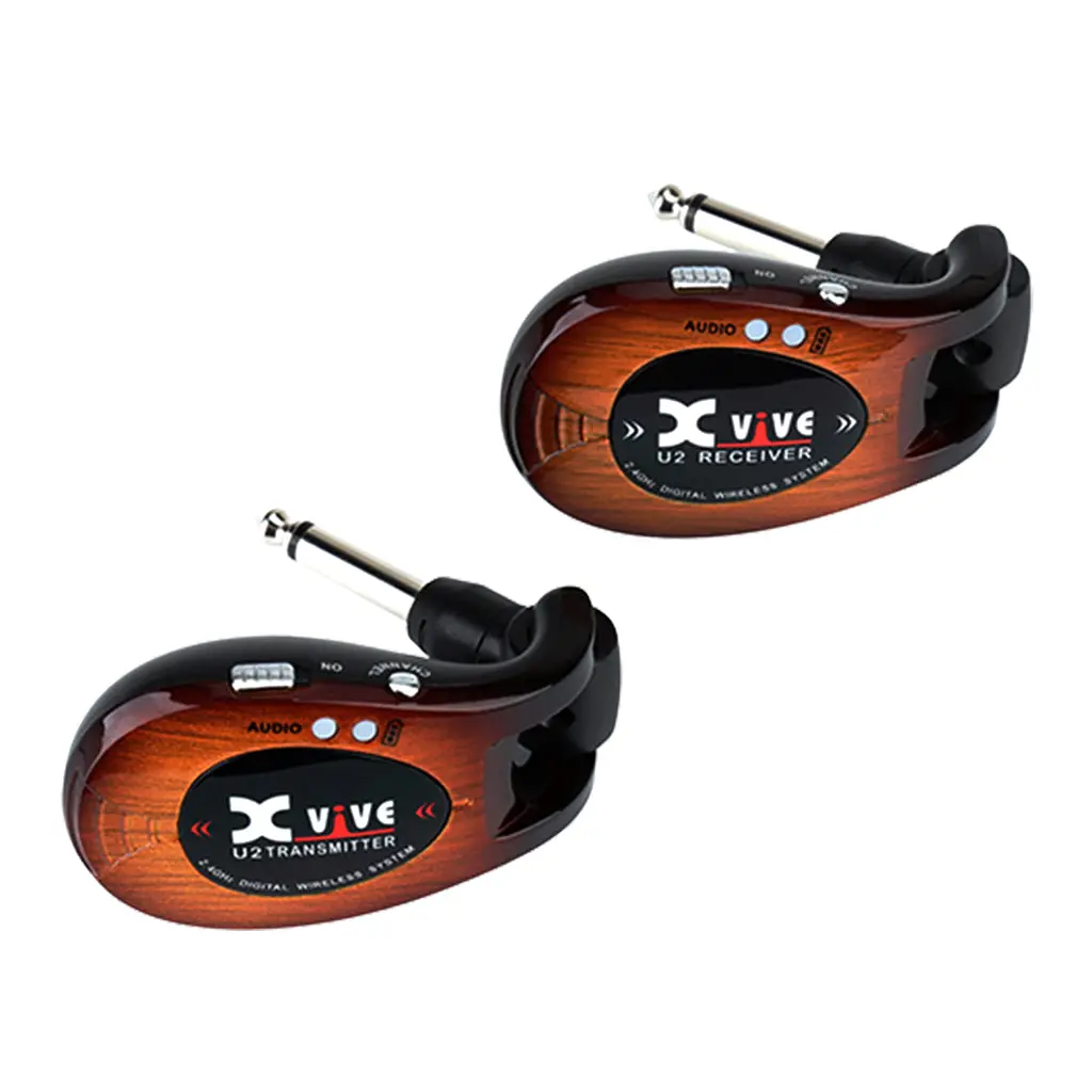 Xvive - U2 Sunburst Guitar Wireless 2.4Ghz 1