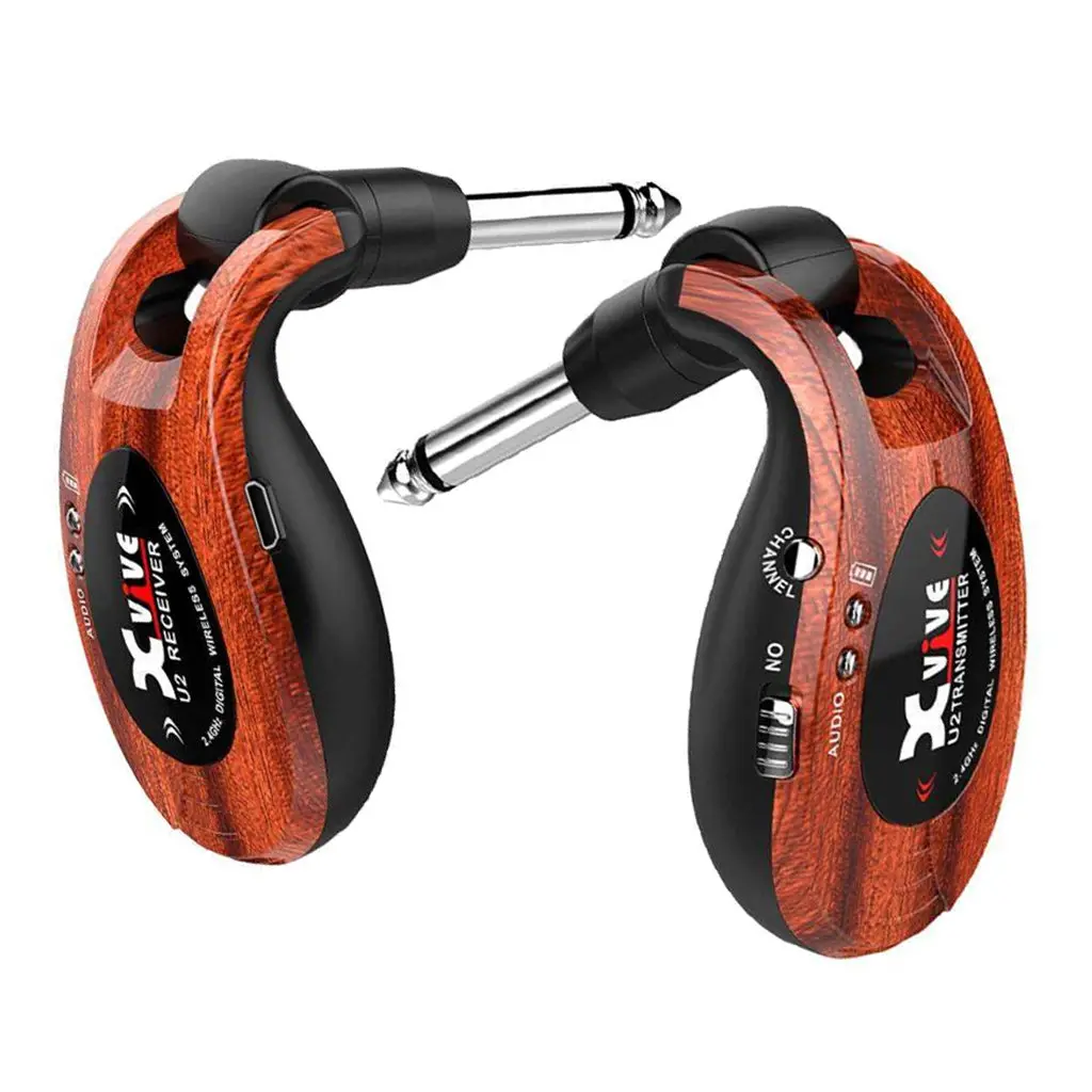 Xvive - U2 Wood Guitar Wireless 2.4Ghz 1