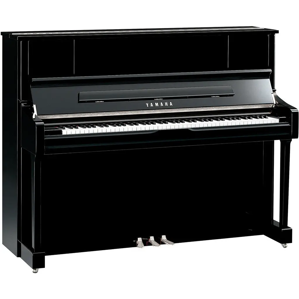 Yamaha U1j Upright Piano - Polished Ebony Chrome 1