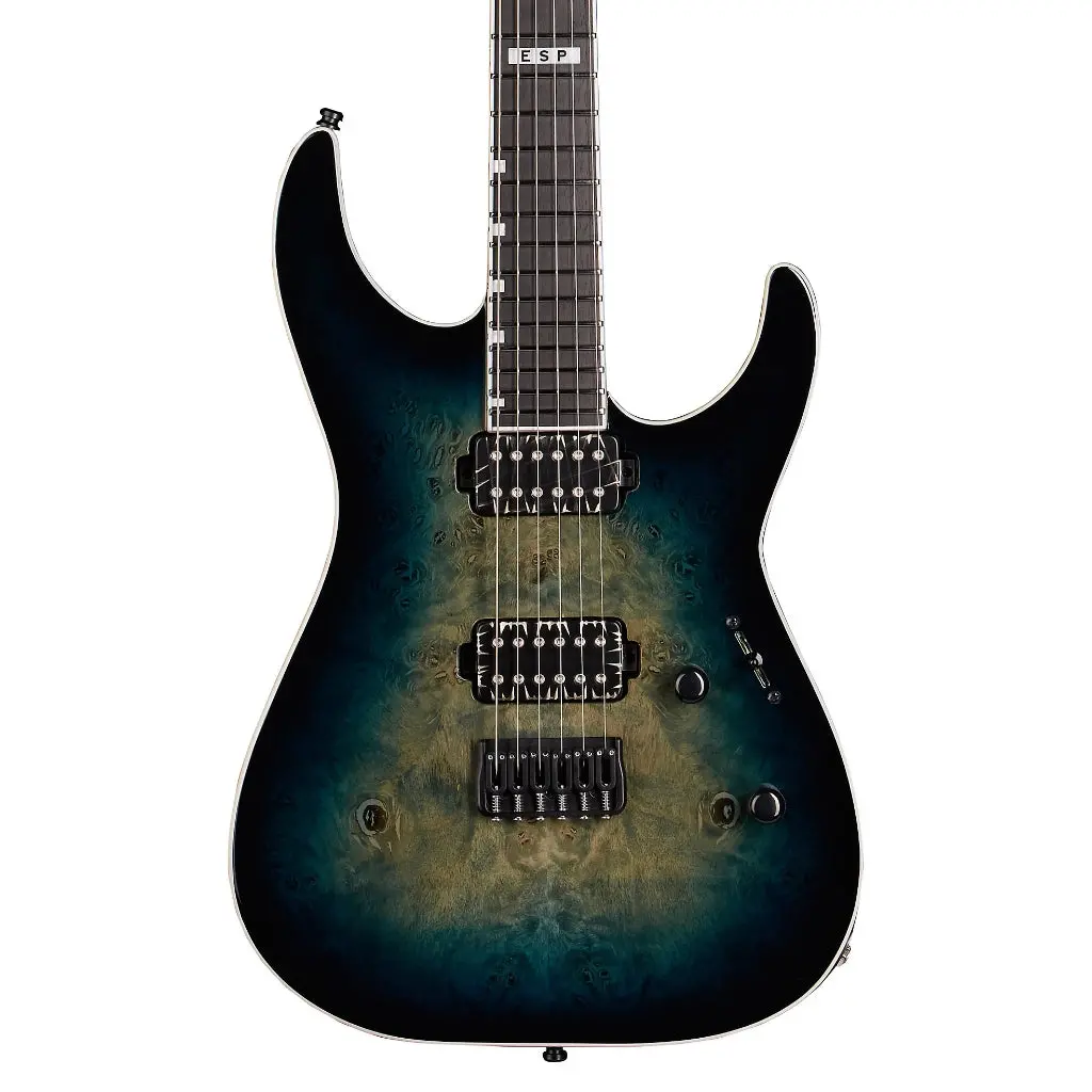 Esp E-Ii M-Ii Ht Electric Guitar - Mercury Blue Burst 1