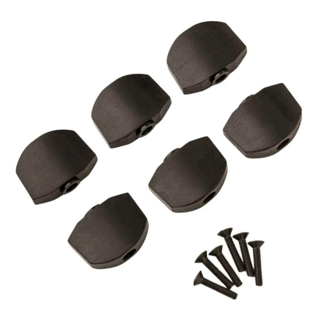 Prs Phase Iii Tuner Buttons 6 Pack - Ebony 1