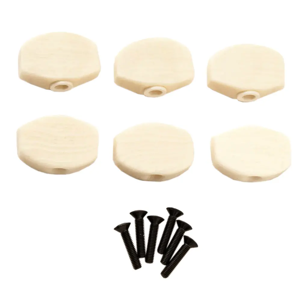 Prs Phase Iii Tuner Buttons 6 Pack - Faux-Bone 1