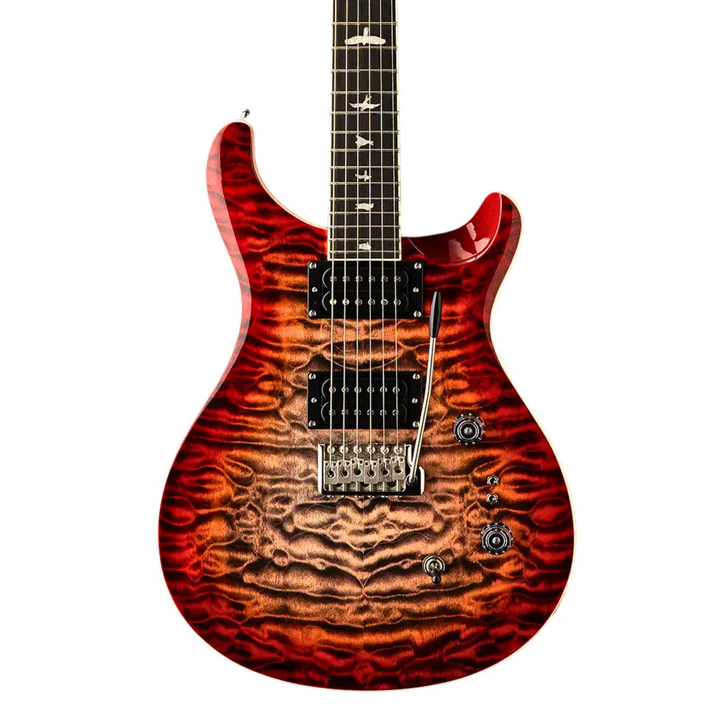 Prs Se Custom 24 08 Quilt - Charcoal Cherry Burst 1