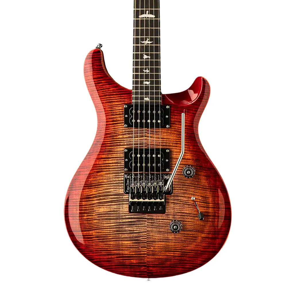 Prs Se Custom 24 Floyd - Charcoal Cherry Burst 1