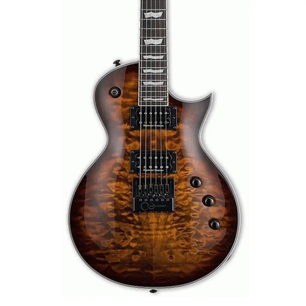 Esp Ltd Ec-1000 Evertune Quilted Maple - Dark Brown Sunburst 1