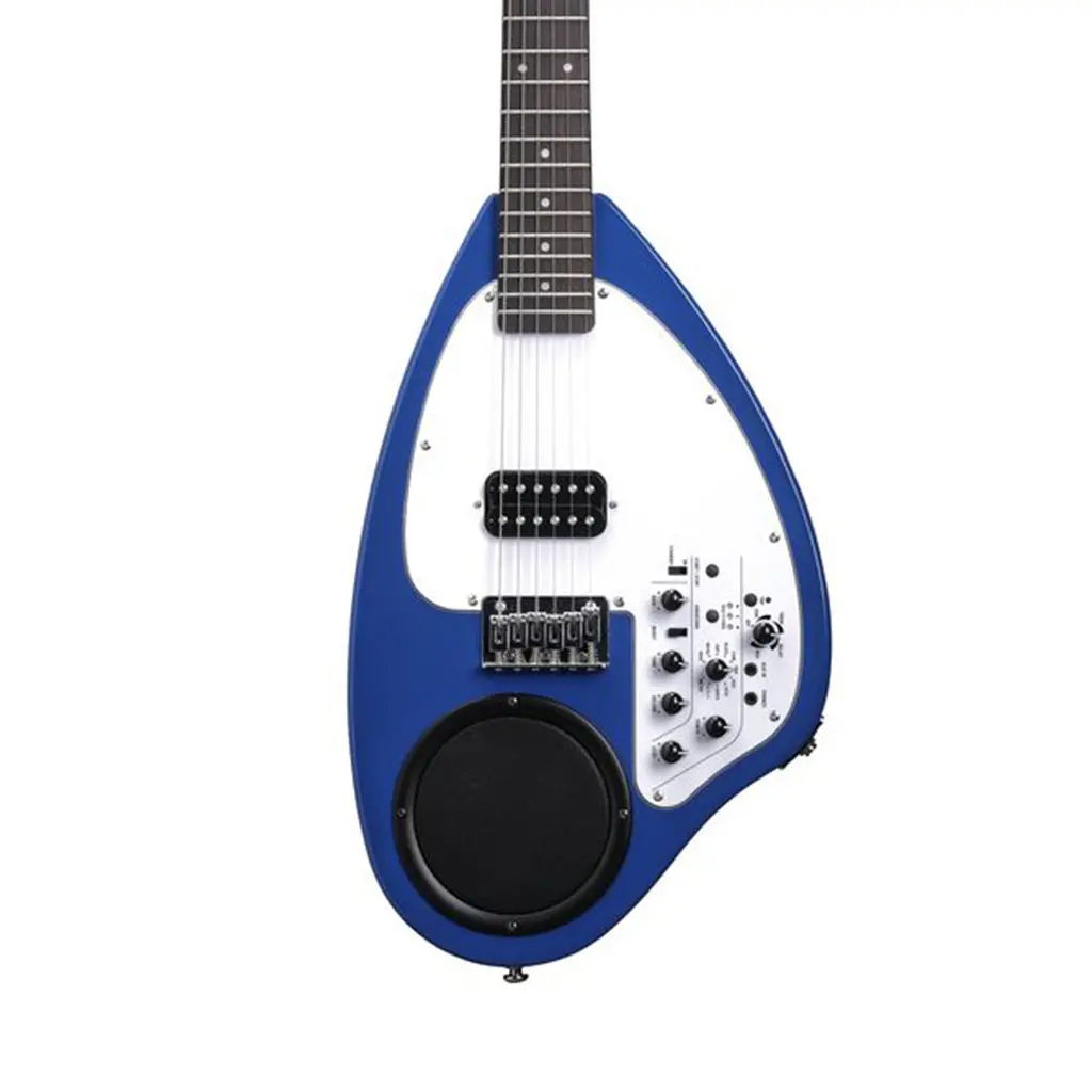 Vox Apc-1 Travel Guitar W/Built-In Speaker Effects & Rhythm - Blue 1