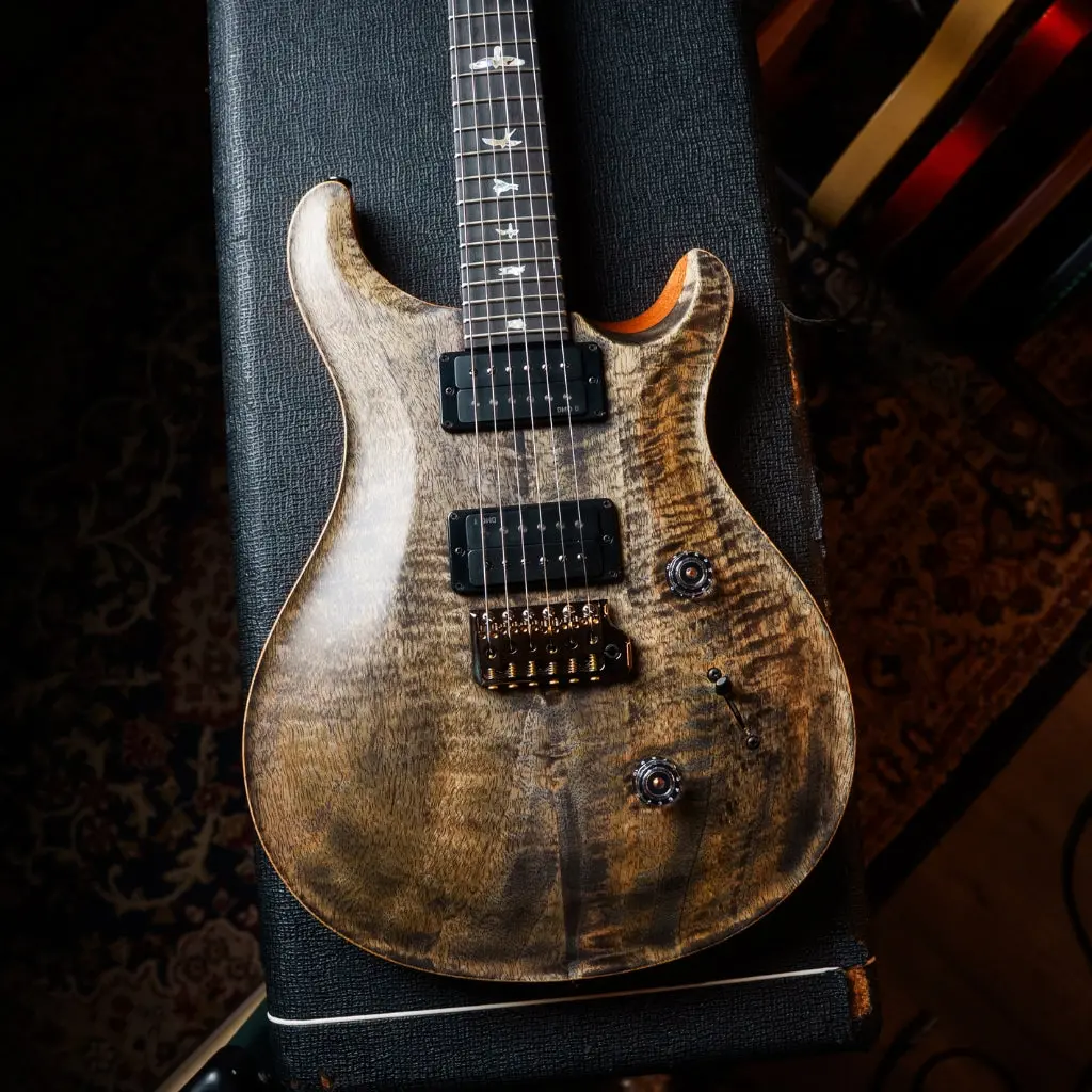 Prs 40Th Anniversary Custom 24 Satin Limited Edition Electric Guitar - Charcoal 1