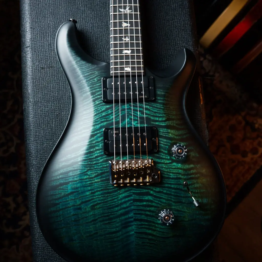 Prs 40Th Anniversary Custom 24 Satin Limited Edition Electric Guitar - Cobalt Smokeburst 1