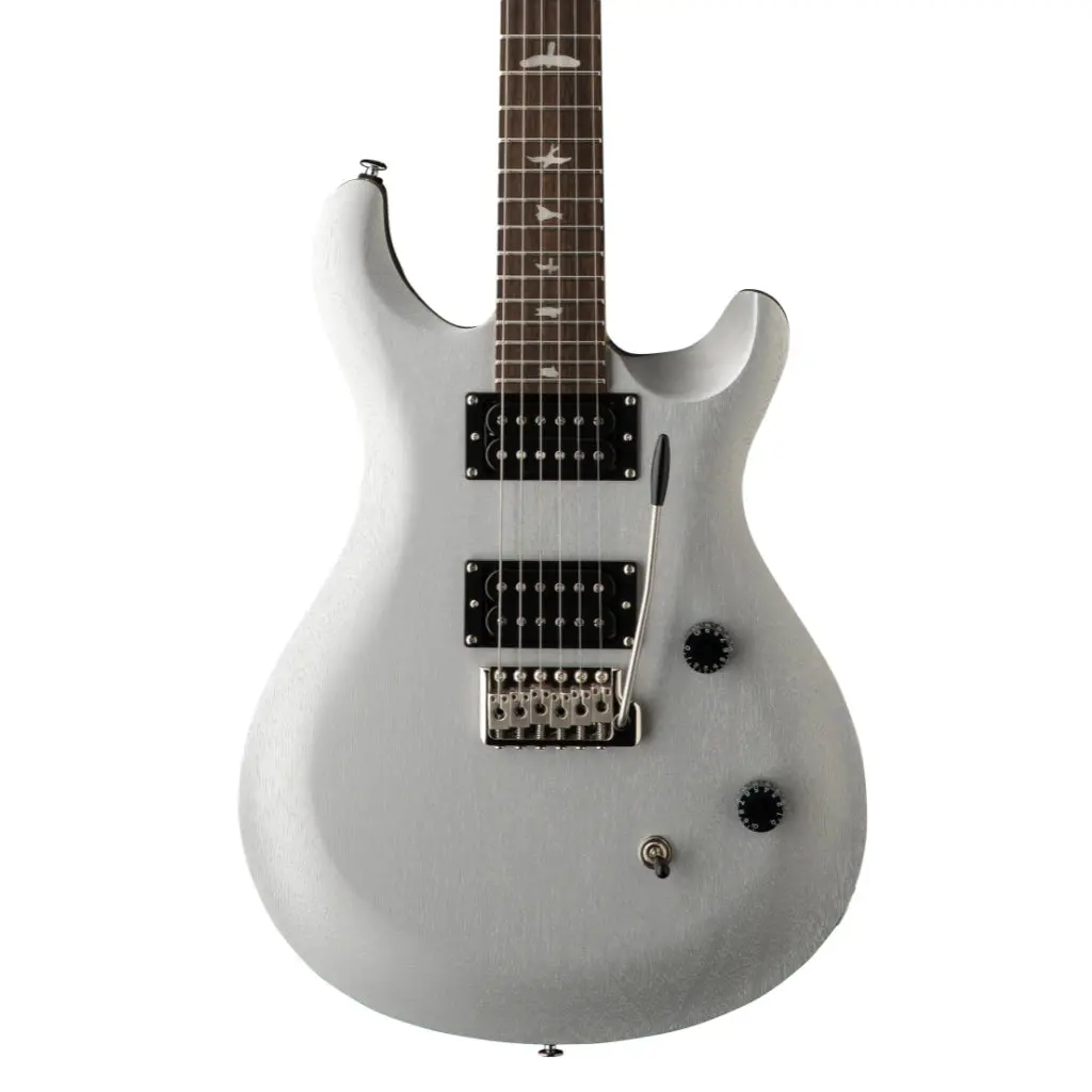 Prs Se Ce24 Standard Satin Electric Guitar - Metallic Silver 1