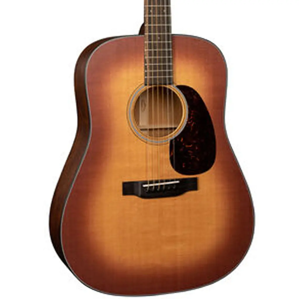 Martin D-18 Dreadnought Acoustic Guitar - Satin Amberburst 1