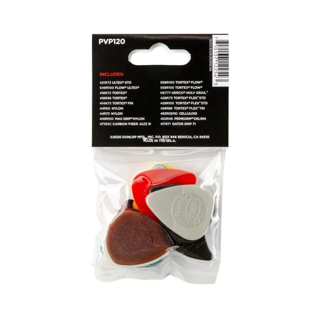 Dunlop Pvp120 Recording Pick Variety Pack - 18-Pack 2