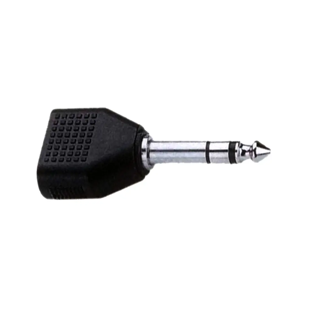 6.3 Stereo Jack Plug (M) To 2X 3.5 Stereo (F) 1