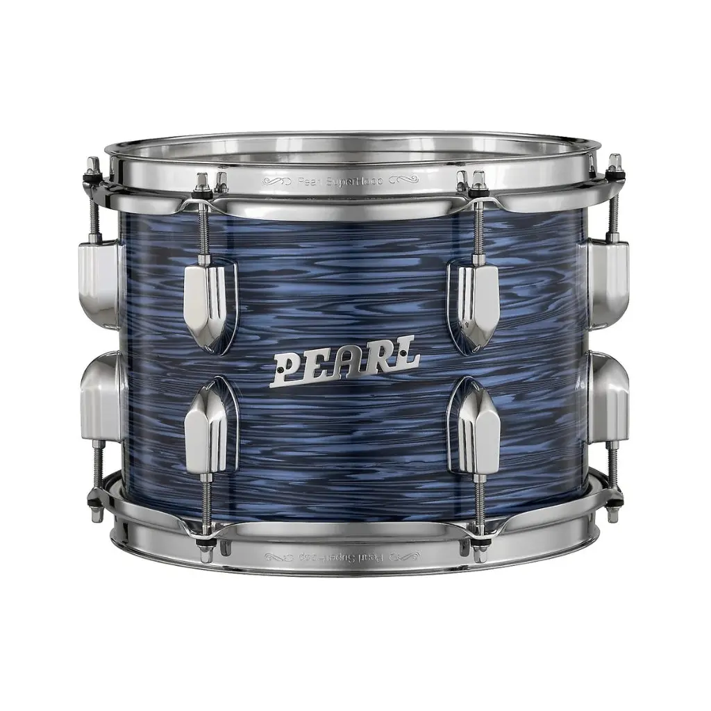 Pearl President Series Deluxe Mounted Tom - 12 X 8 Inch - Ocean Ripple 1