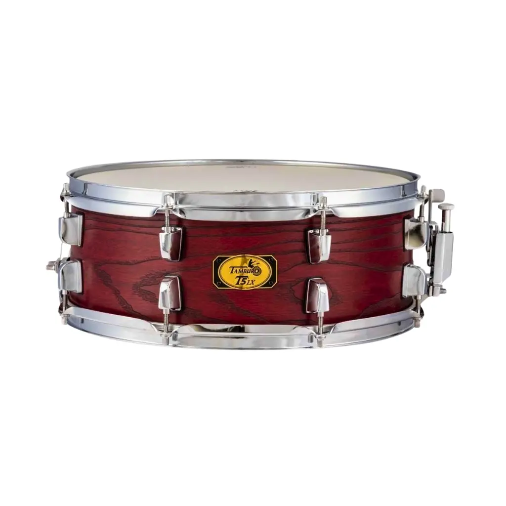 Tamburo T5 Lx Series Snare Drum - 5.5 Inches X 14 Inches, Wood Grain Red 1