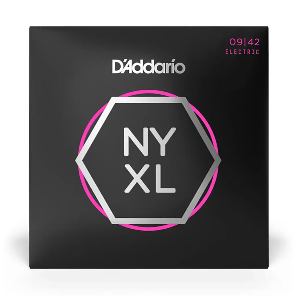 D'addario - Nyxl0942 - Nyxl 09-42 Nickel Wound Electric Guitars Strings, Super Light - Electric Guitar Strings 1