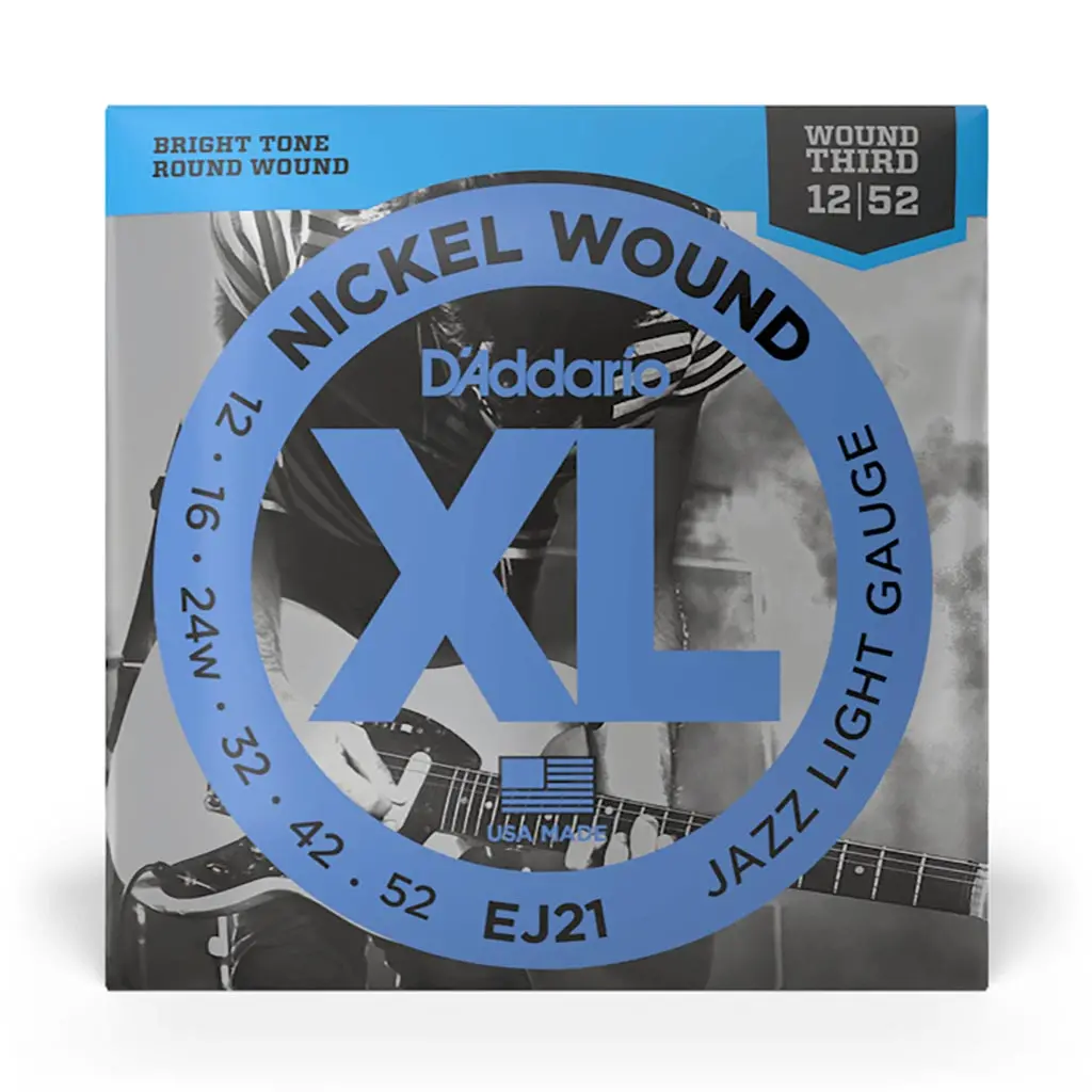 D'addario - Ej21 - Xl Jazz Lite Nickel Wound - Electric Guitar Strings 1
