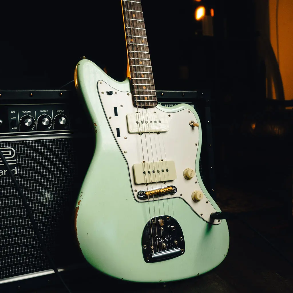Fender Custom Shop 1963 Jazzmaster Relic - Aged Surf Green,  Rosewood Fingerboard 1