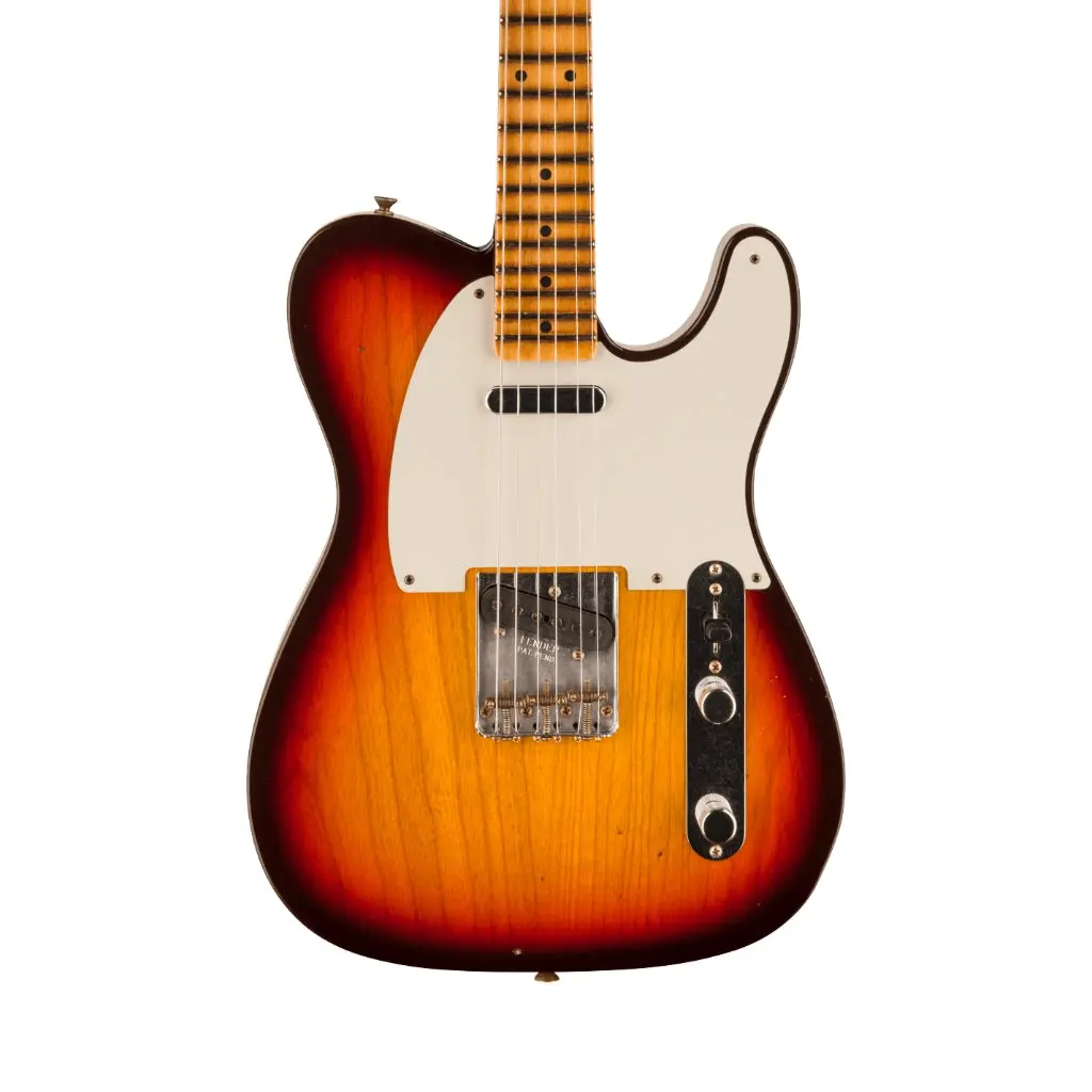 Fender Custom Shop 1959 Telecaster Journeyman Relic - Faded Aged Chocolate 3 Colour Sunburst 1