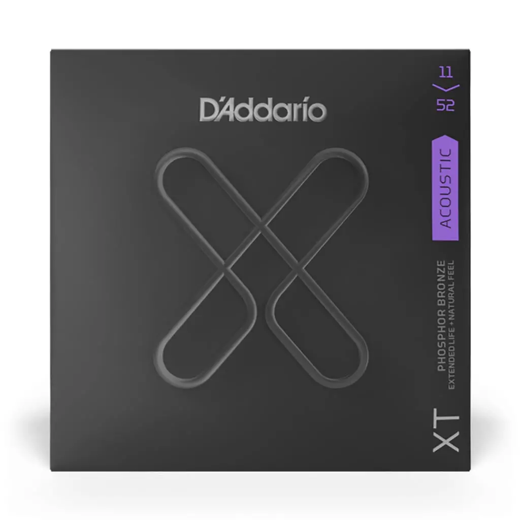 D'addario - Xtapb1152 - Xt Acoustic Phosphor Bronze Light 11-52 - Acoustic Guitar Strings 1