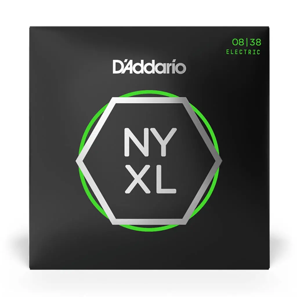 D'addario - Nyxl0838 - Nyxl 08-38 Nickel Wound Electric Guitars Strings, Extra Super Light - Electric Guitar Strings 1