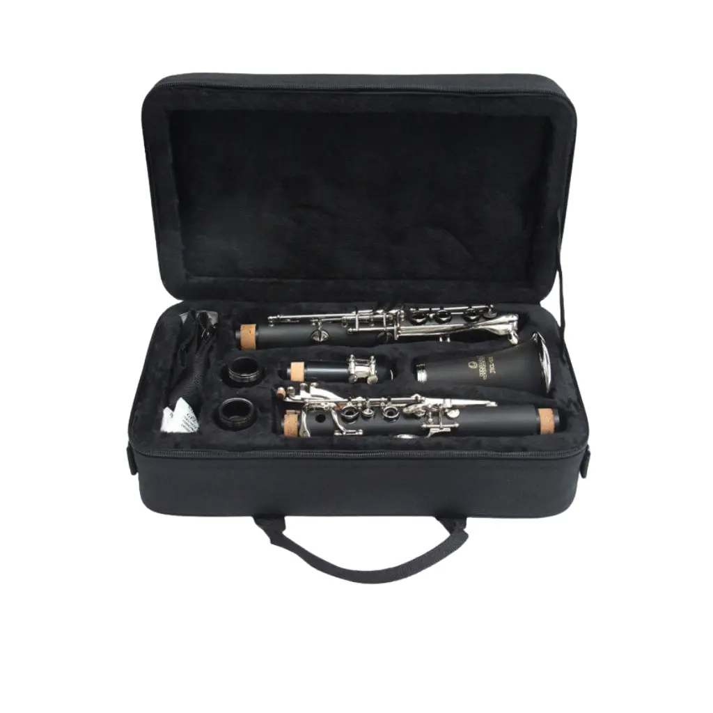 Knight - Scl-570 17-Key Eb Student Clarinet With Case - Black 1
