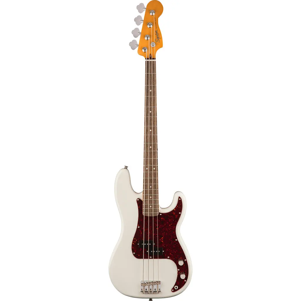 Squier Classic Vibe 60S Precision Bass - Olympic White - Laurel Fretboard 2