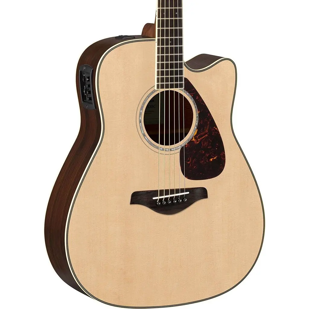 Yamaha Fgx830 Dreadnought Cutaway - Natural 1