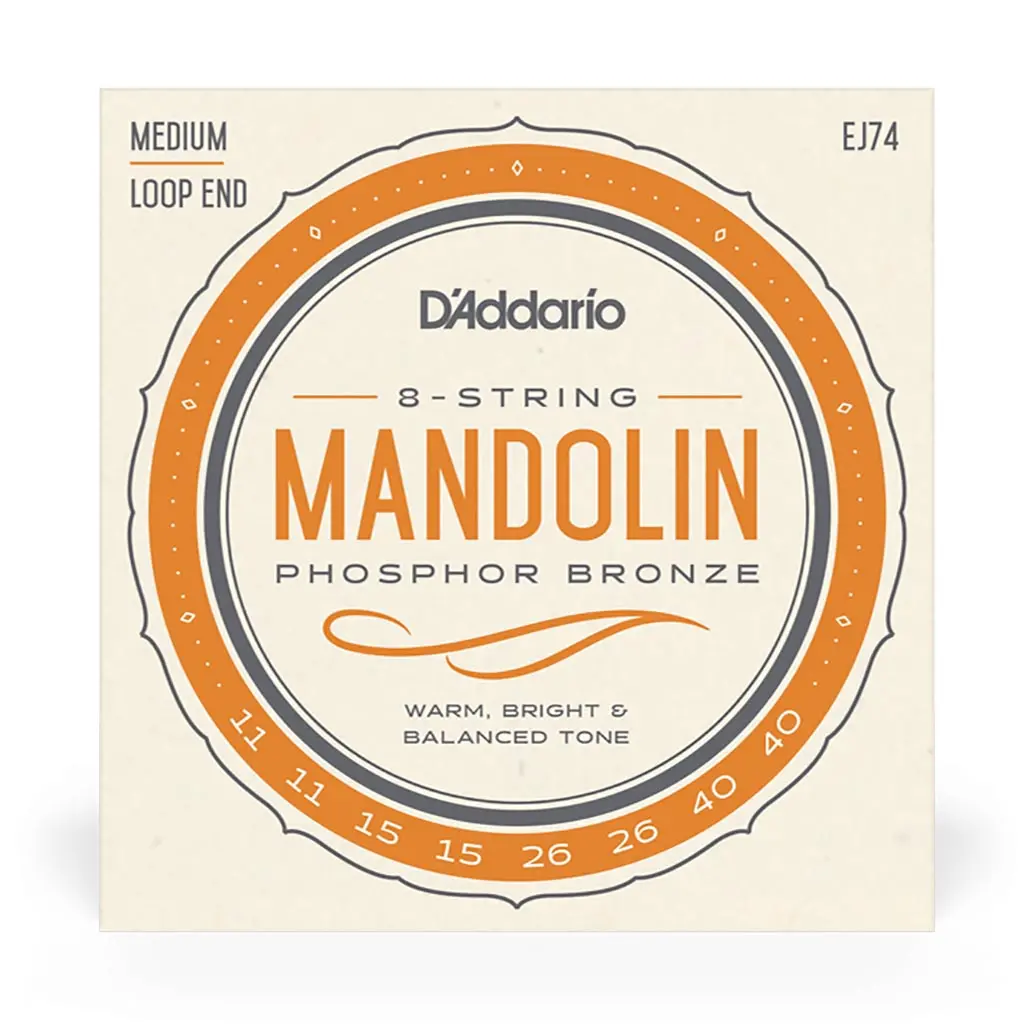 D'addario - Ej74 - Mandolin Strings Medium 11-40 - Mandolin Strings 1