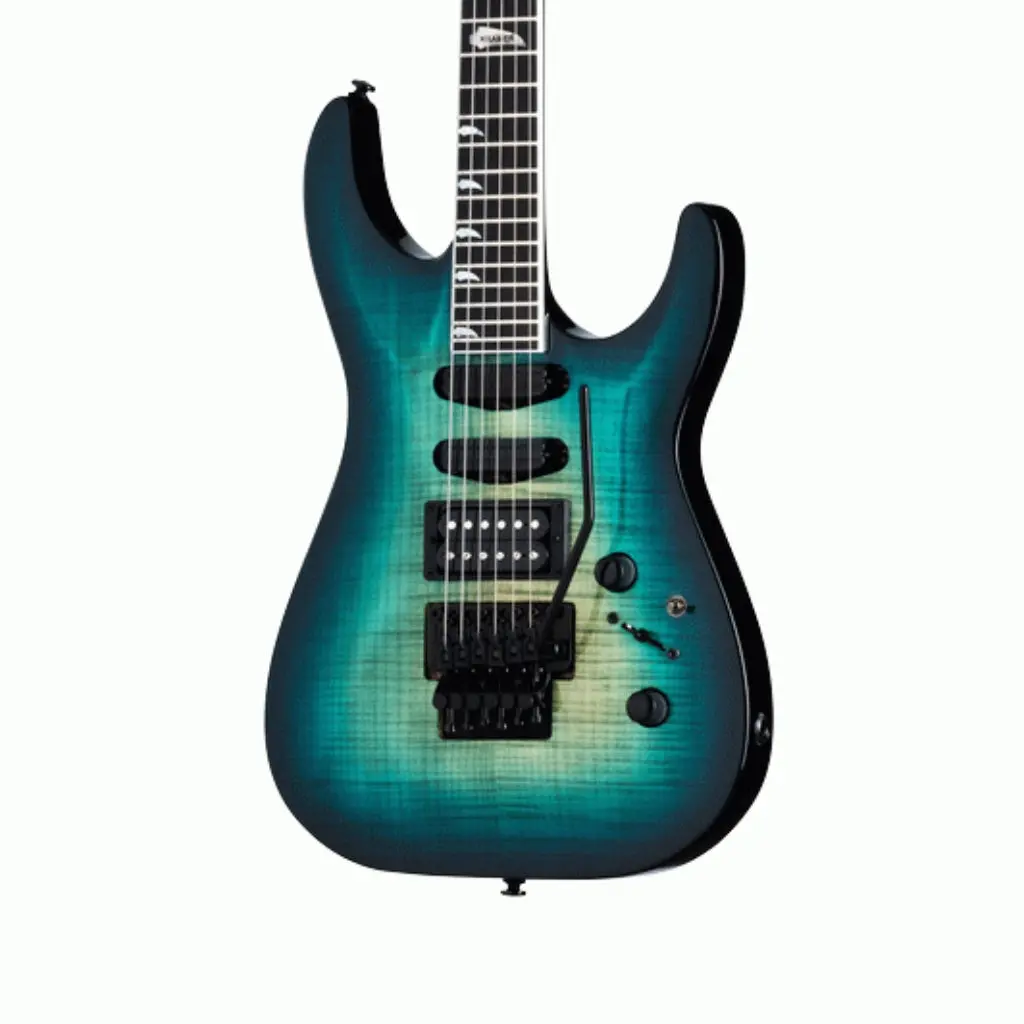 Kramer - Sm1 Electric Guitar - Figured Caribbean Blue Perimeter 1