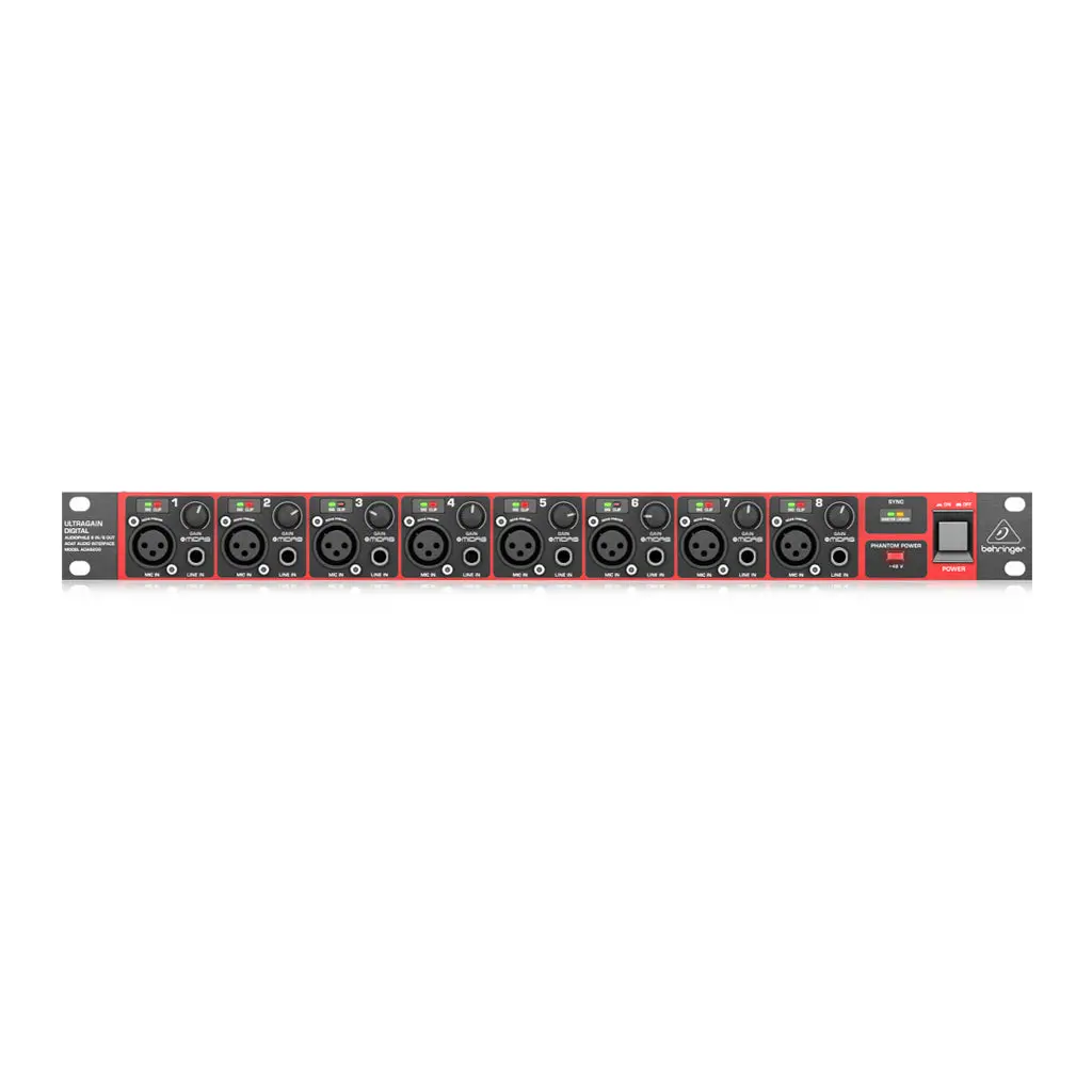 Behringer - Ultragain Digital Ada8200 Mic Preamp 1