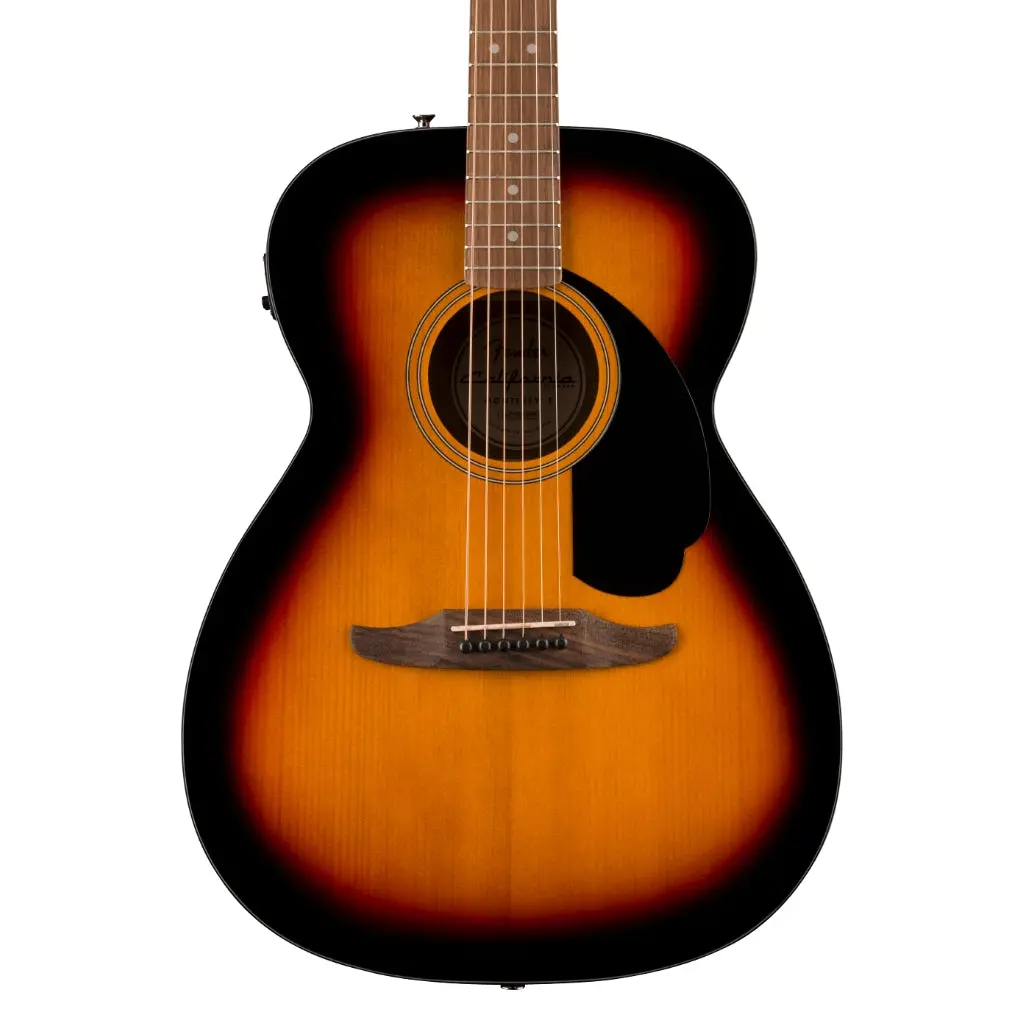 Fender California Standard Monterey E Acoustic Guitar - 3-Color Sunburst, Spruce Top 1