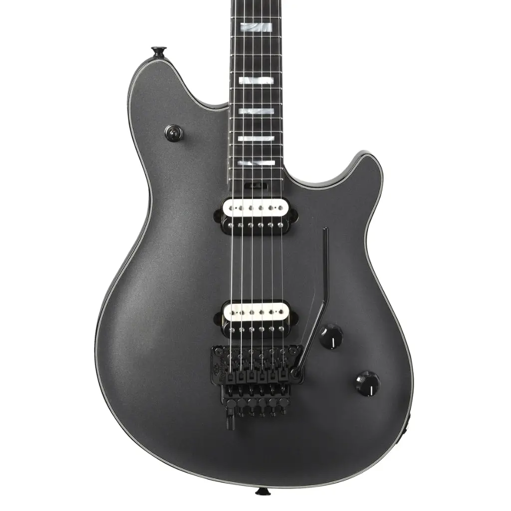 Evh Wolfgang Usa Electric Guitar - Silver, Ebony Fingerboard 1