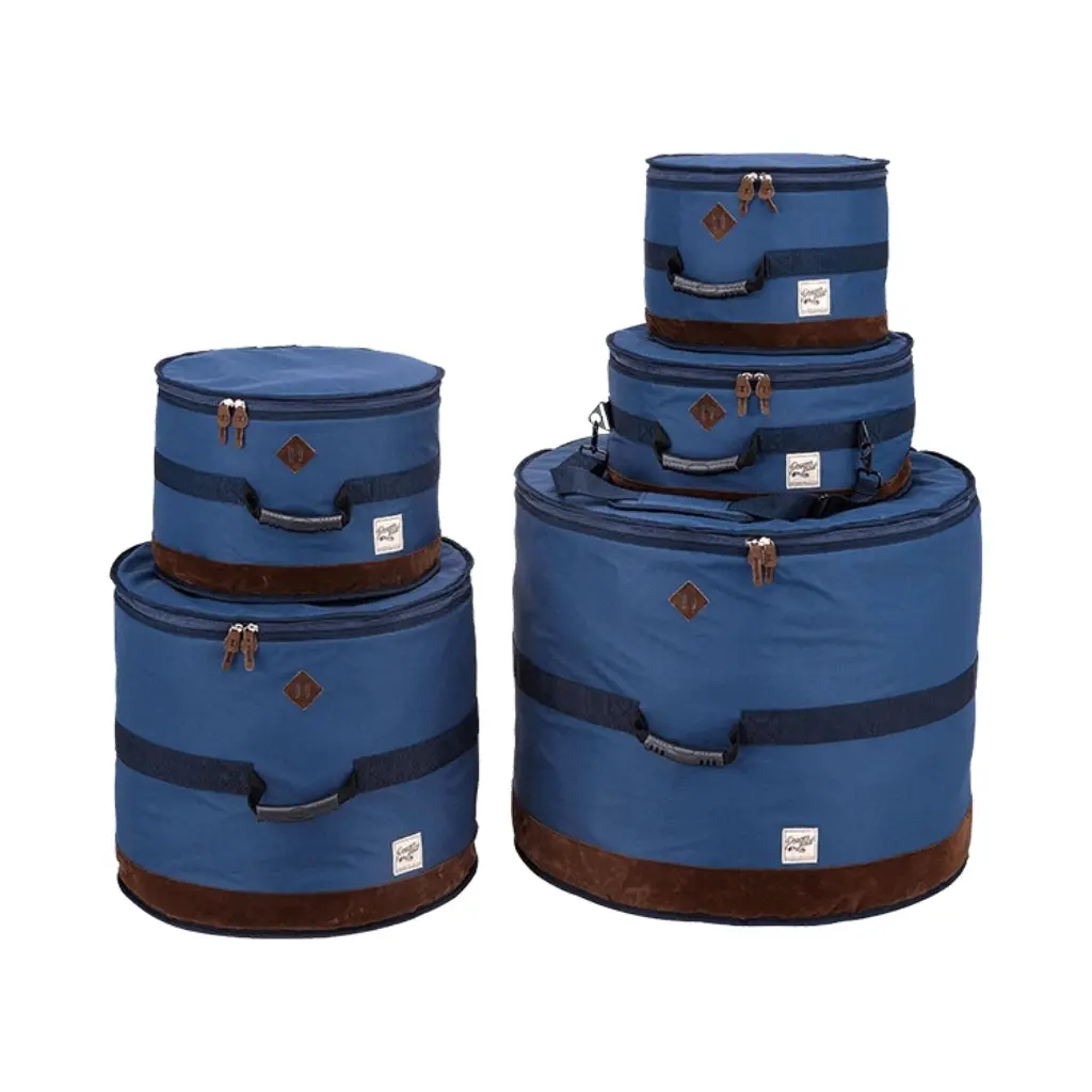 Tama Powerpad Designer 5-Piece Drum Bag Set - Navy Blue 1