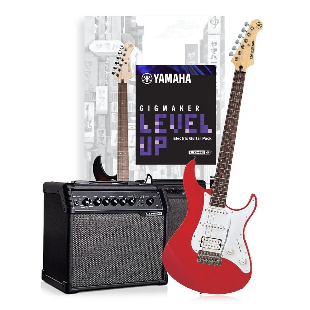 Yamaha Gigmaker Level Up Electric Guitar Pack - Red Metallic 1