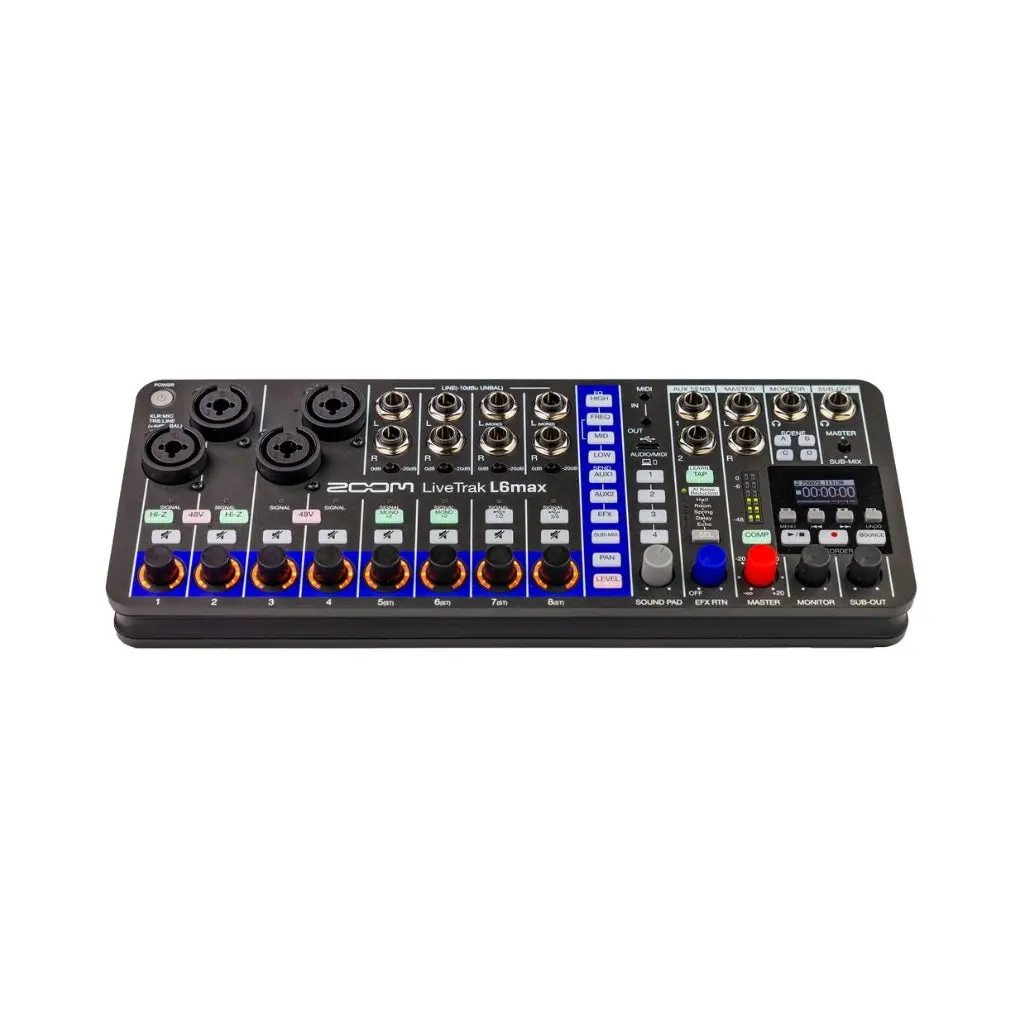 Zoom Livetrak L6max 12-Channel Digital Mixer 1