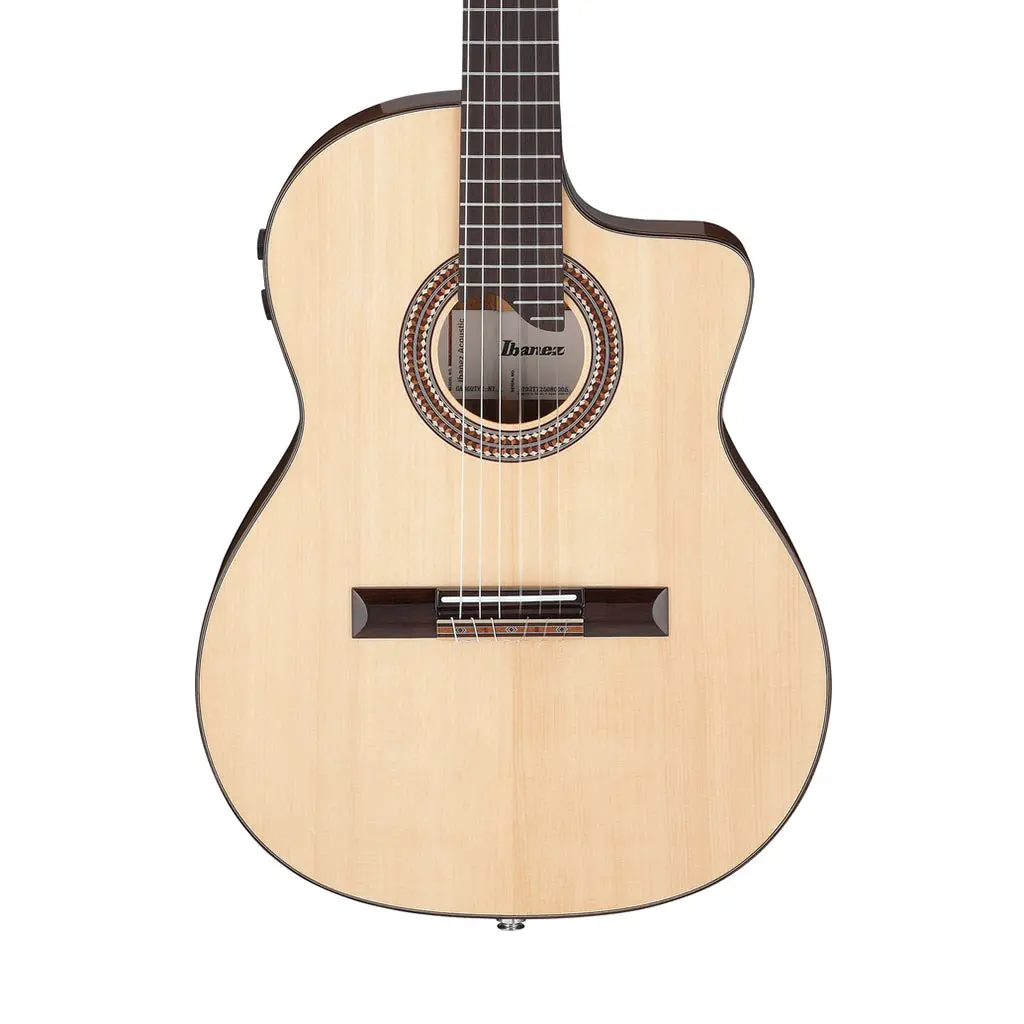 Ibanez Ga360tce Classical Nylon Guitar W/Cutaway - Natural High Gloss 1