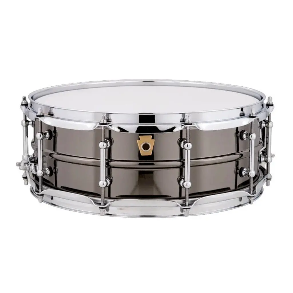 Ludwig Black Beauty Snare Drum Smooth Shell With Tube Lugs - 14"X5" 1