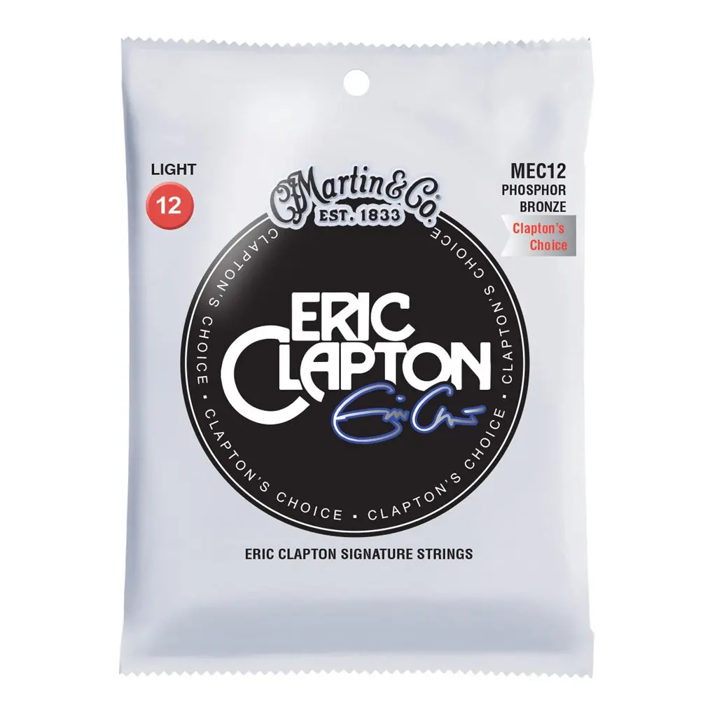 Martin Guitar Mec12 Clapton's Choice Strings 92/8 Phosphor Bronze Light 1