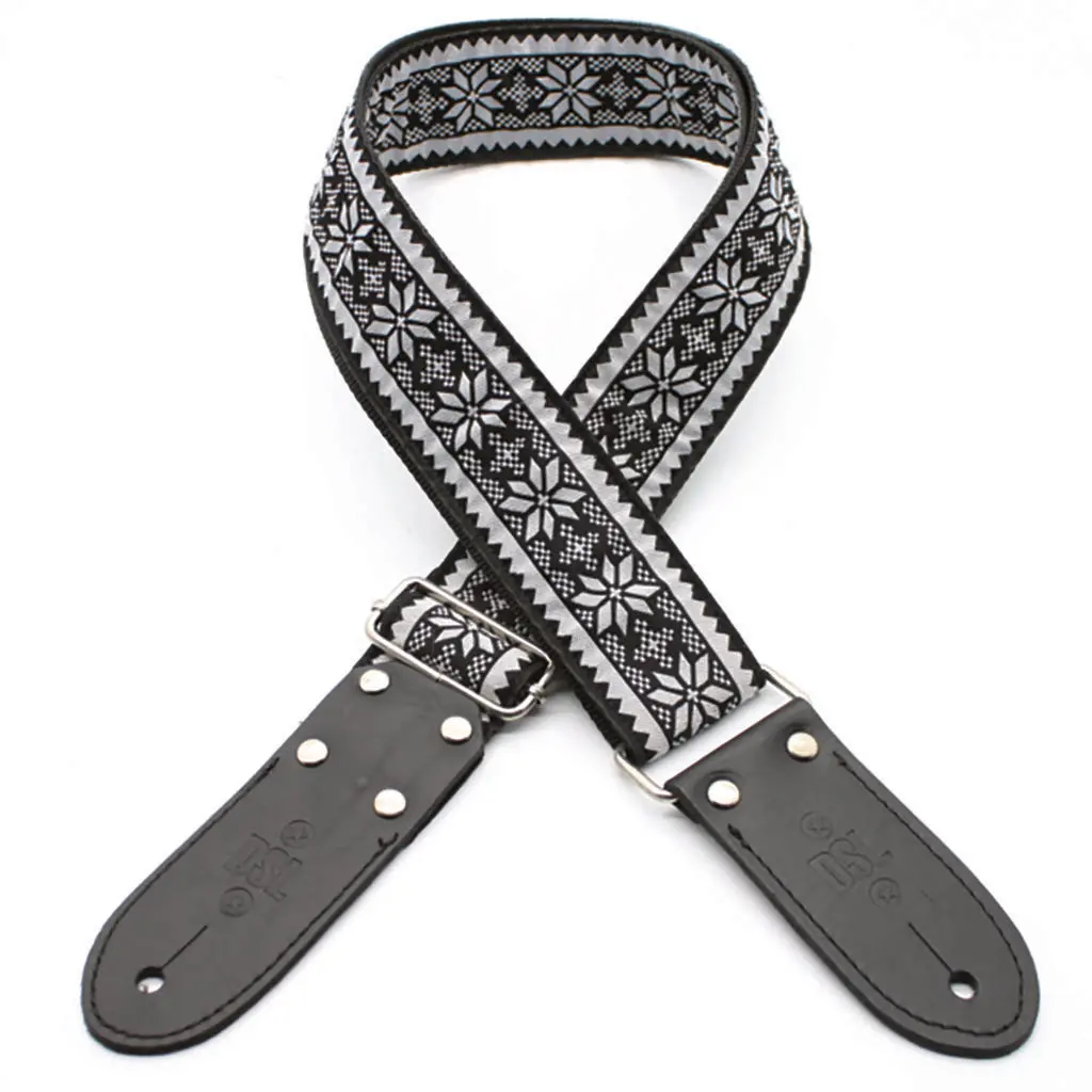 Dsl Jac20-Snow Strap 2" Jacquard Weave Snow 1
