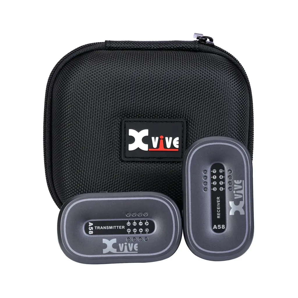 Xvive A58 Guitar Wireless System & Bca58 Battery Case Bundle 1