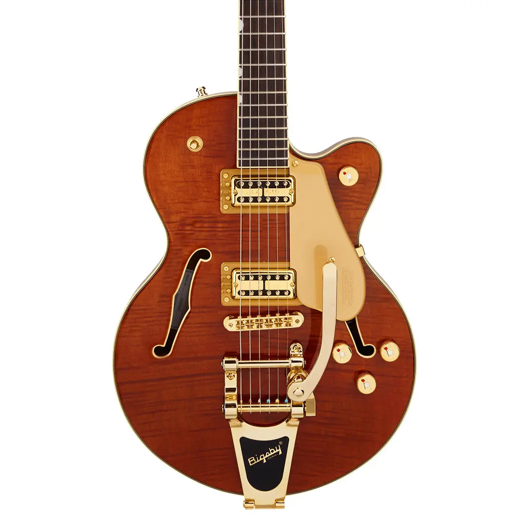 Gretsch Limited Edition Electromatic Broadkaster Jr Singlecut With Bigsby Rosewood Fingerboard Roundup Orange 1