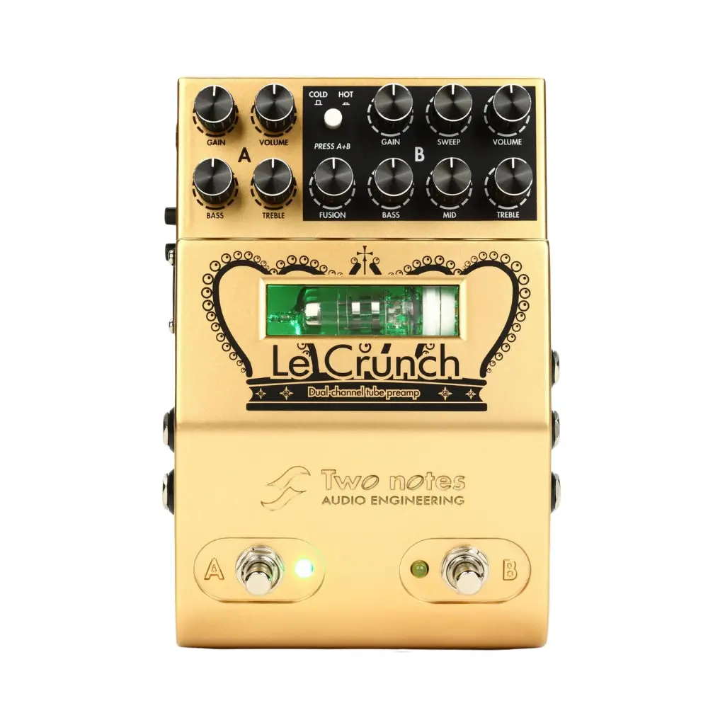Two Notes Le Crunch 2-Channel British Tones Tube Preamp Pedal 1