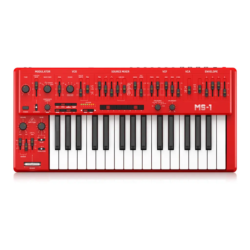 Behringer Limited Edition Ms-1 Mkii In Red 1