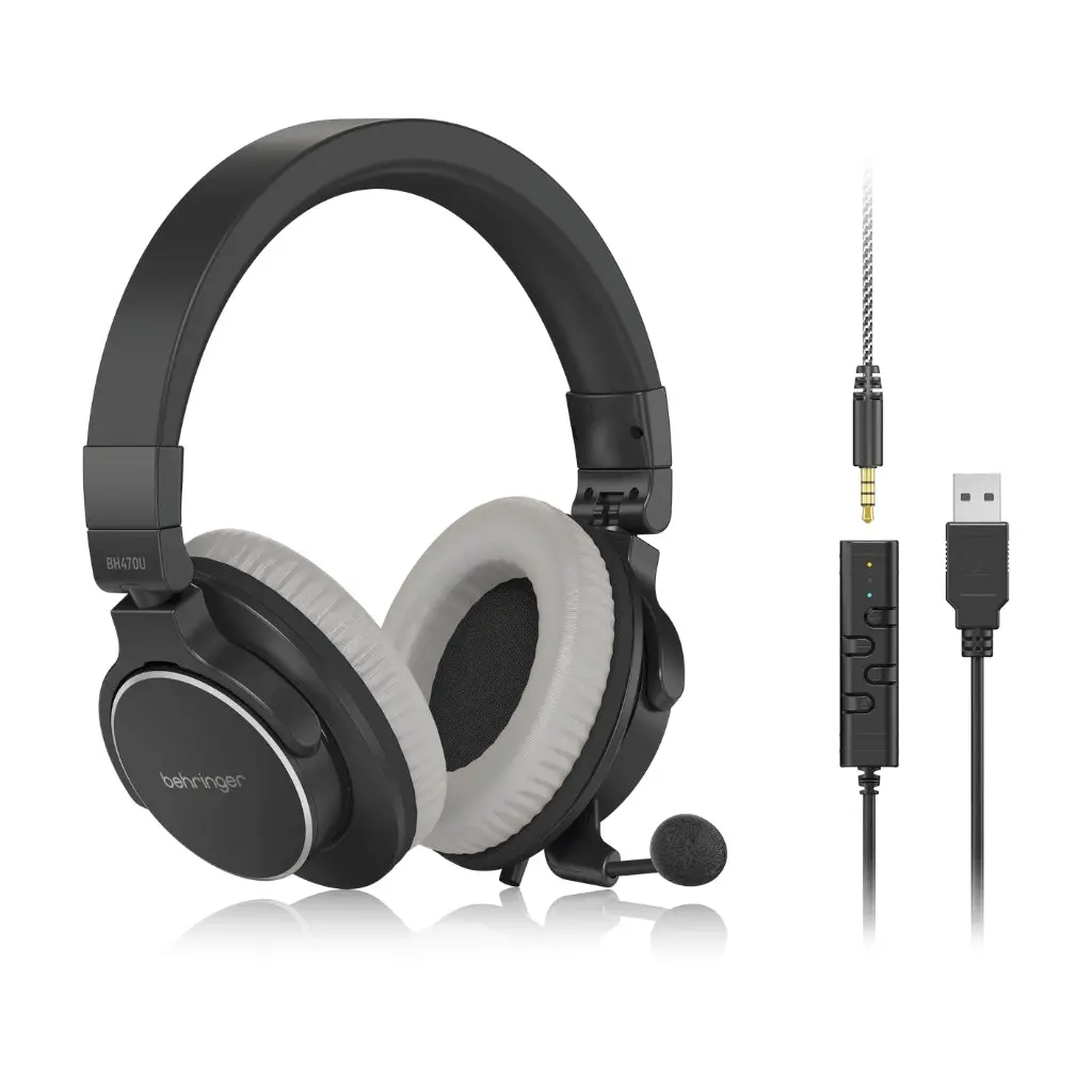 Behringer Bh470u Usb Headphones W/Mic 1