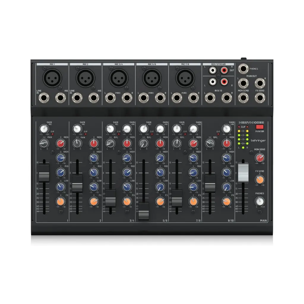 Behringer Xenyx 1003B 10-Channel Battery Powered Mixer 1